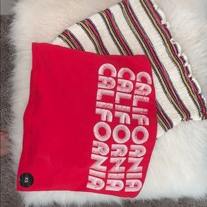 2 tilly’s tube tops